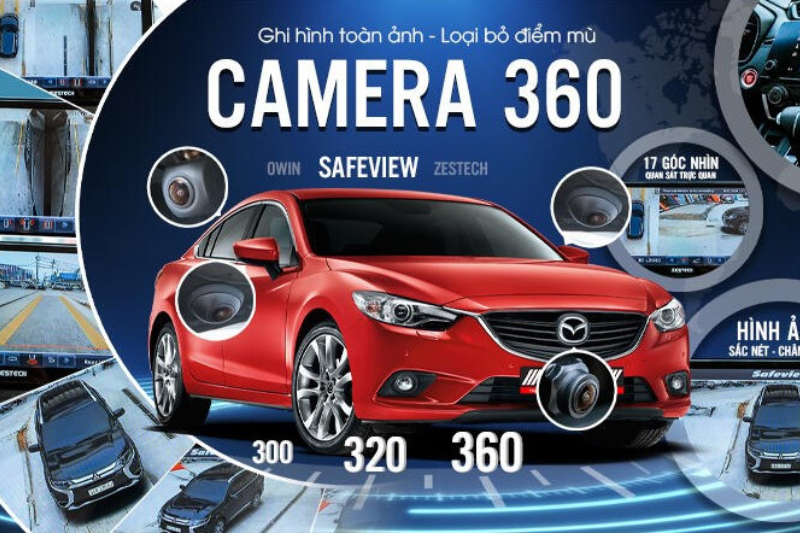 Camera 360 độ chính hãng tại PROAUTO.VN