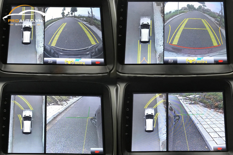 Camera 360 độ xe ô tô cung cấp hình ảnh toàn diện 360 độ quanh xe ô tô