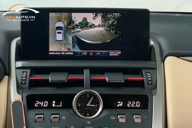 Màn hình camera 360 được độ cho xe ô tô