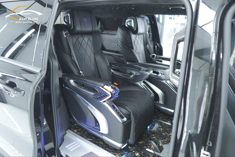 Độ ghế Limousine cho xe 7 chỗ ghế nhập khẩu phân khúc MPV