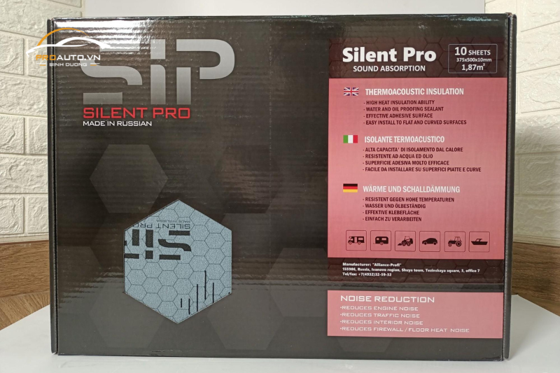 Vật liệu tiêu âm SIP - Giải pháo triệt tiêu tạp âm chống ồn hiệu quả