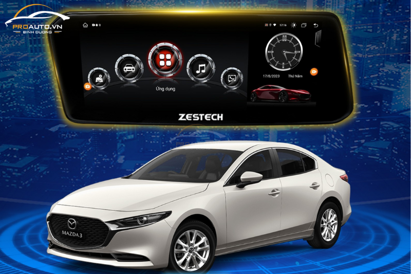 Có nên lắp màn hình Zestech Mazda 3 cho ô tô?