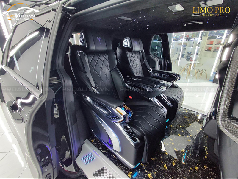 Độ ghế Limousine Hongyi CRYSTAL 4.0 
