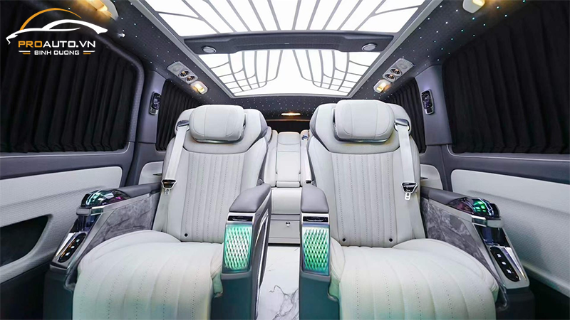 Độ ghế Limousine Hongyi CRYSTAL 5.0