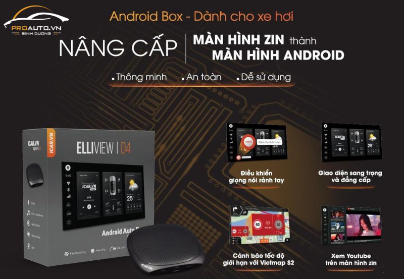  Android Auto Box Elliview D4