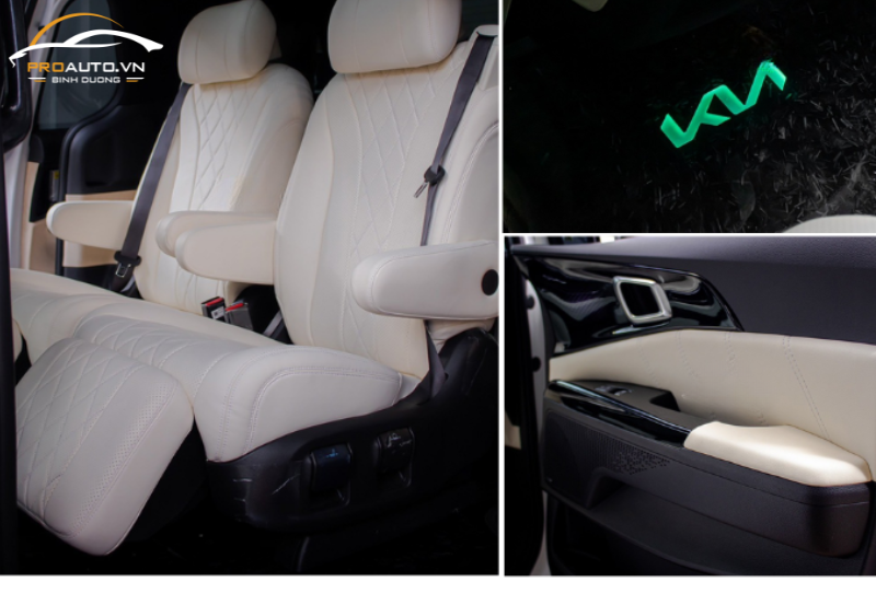 Độ ghế Limousine cho xe Hyundai Custin tại Bình Dương gói cơ bản 