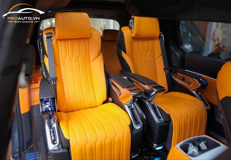 Chọn mẫu ghế độ Limousine xe MPV tại Bình Dương phù hợp với giá trị và kích cỡ của xe