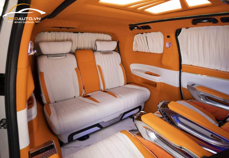 Độ băng 3 ô tô tại Bình Dương - Split Sofa Bed Luxury 2.0